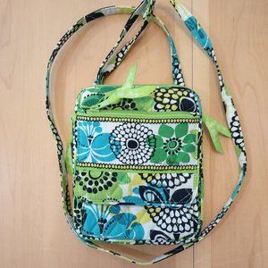 Vera Bradley "Limes Up" Mini Hipster Crossbody Purse
